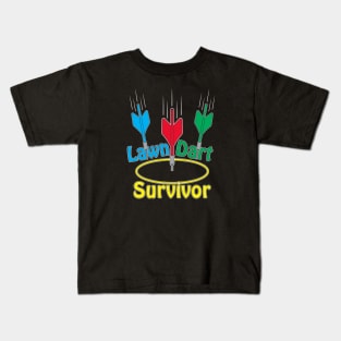 Lawn Dart Survivor Kids T-Shirt